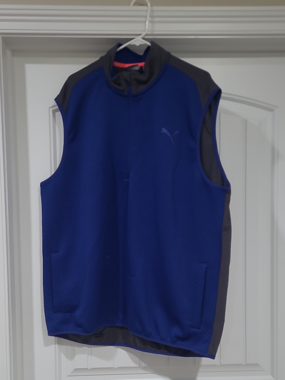 Puma Men’s Blue with Gray Athletic Sleeveless Vest